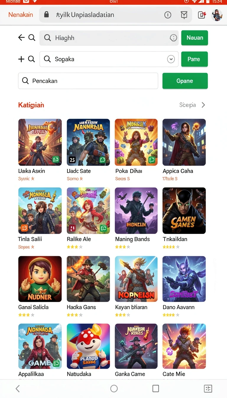 Beragam pilihan permainan menarik dalam aplikasi Aplikasi rpg Resmi: Download dan Instalasi.